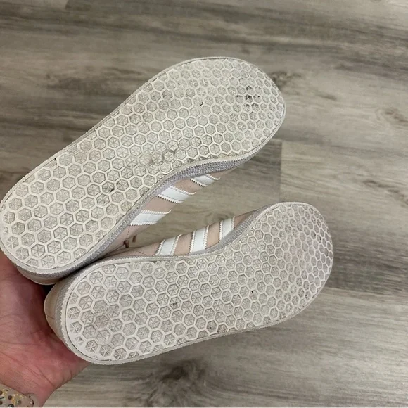 adidas Originals Gazelle pale pink sneakers adidas gazelle sneakers size 7 - Picture 6 of 8